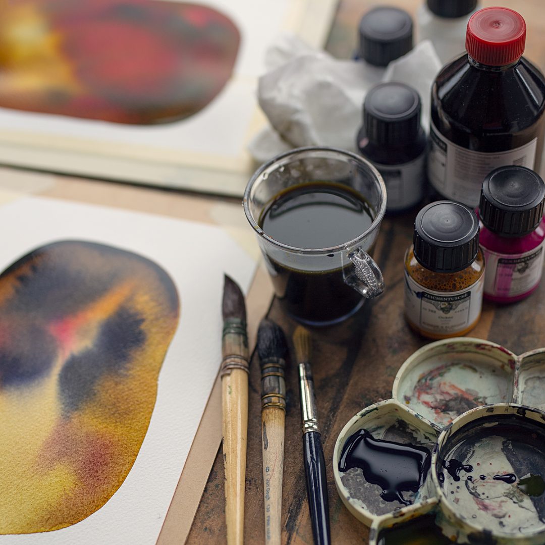 Painting with Alcohol Inks - Pretty Handy Girl